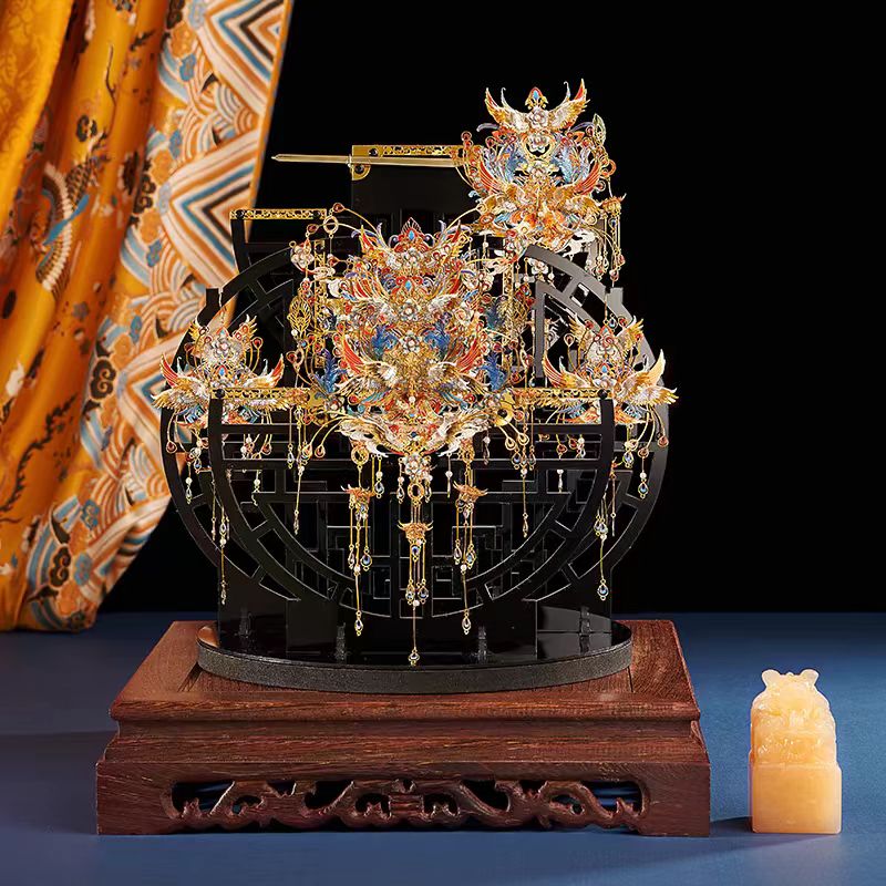 Hundred Birds Paying Homage to the Phoenix Wedding Jewelry