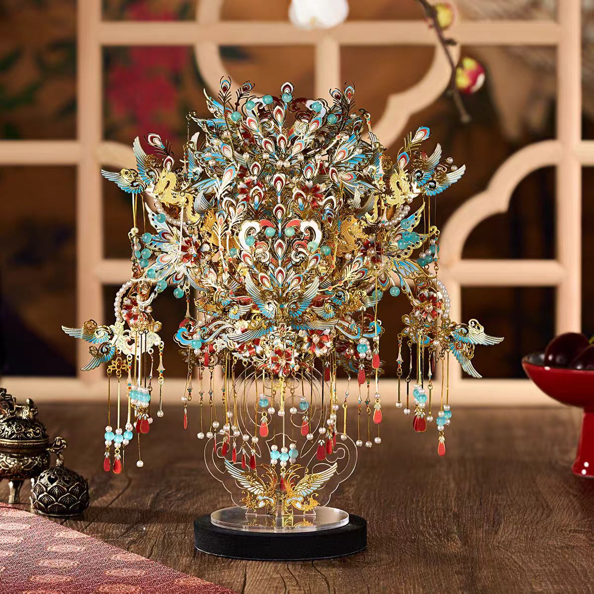 “Crown with Nine Dragons and Nine Phoenixes”